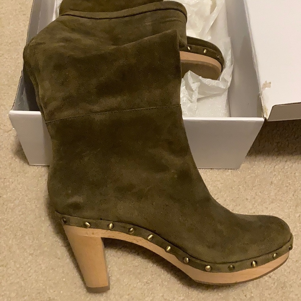 Banana Republic Studded Suede Boots